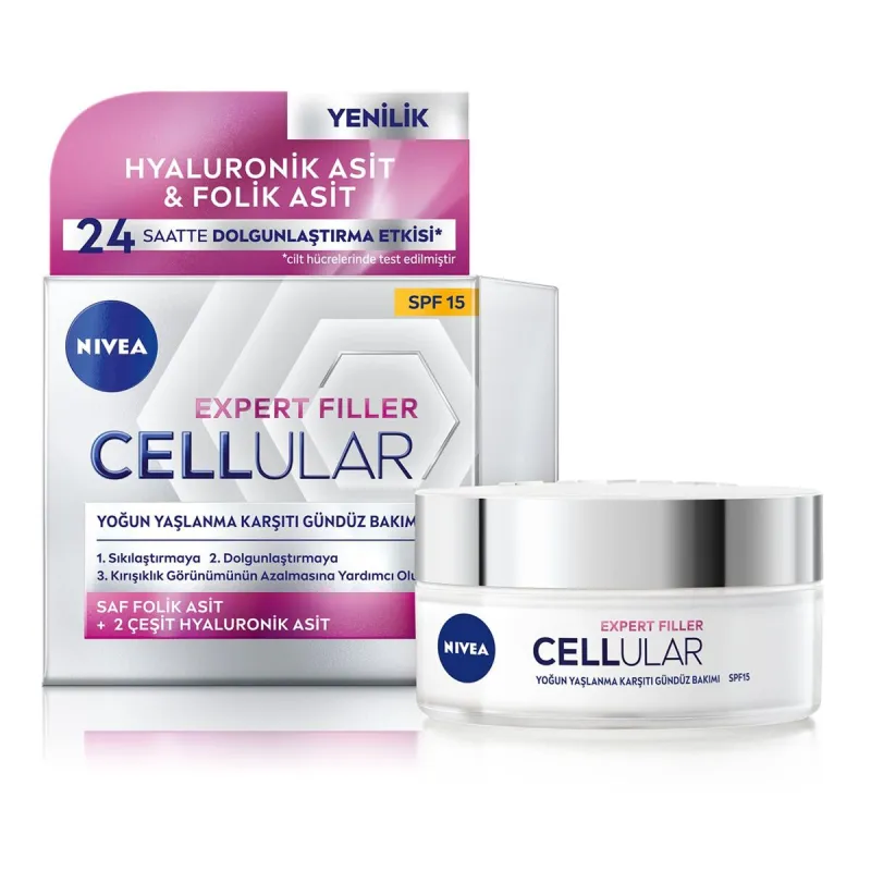 Увлажняющий дневной крем Nivea Hyaluron And Cell Filler 50 ml Spf 15