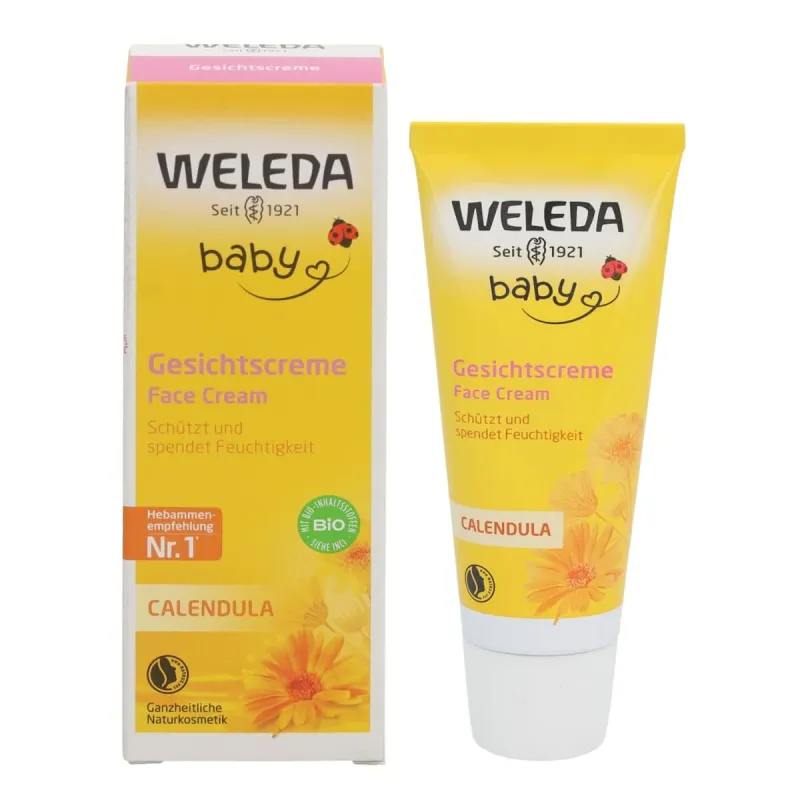 Kosteuttava kasvovoide vauvoille Weleda Baby Calendula 50 ml