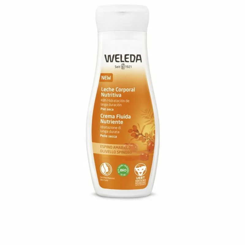 Питательное молочко для тела Weleda 090540X7 200 ml 75 ml Облепиха