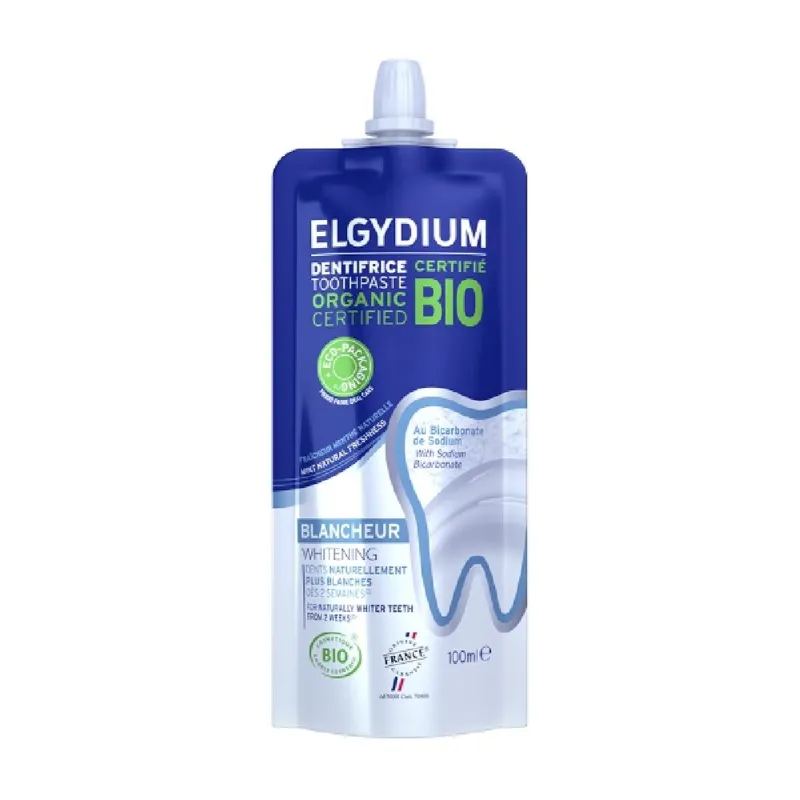 Valkaiseva hammastahna Elgydium Bio 100 ml