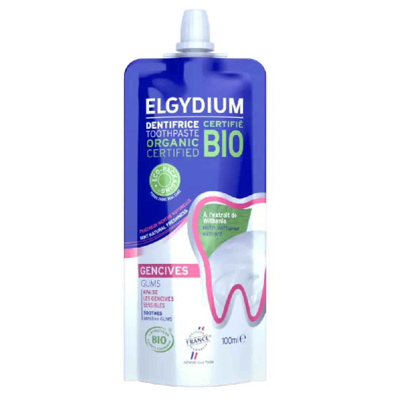 Dantų pasta Sensitive Gums Elgydium Bio 100 ml