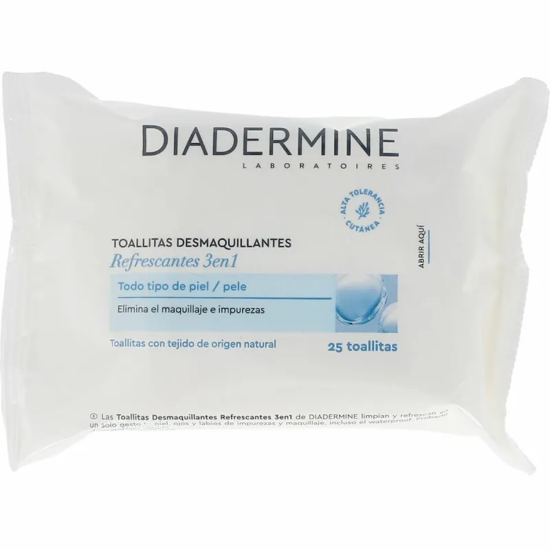 Meikapu noņemošas salvetes Diadermine   Atsvaidzinošs