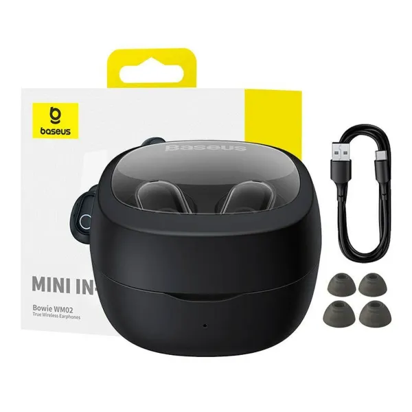 Austiņas Baseus WM02black