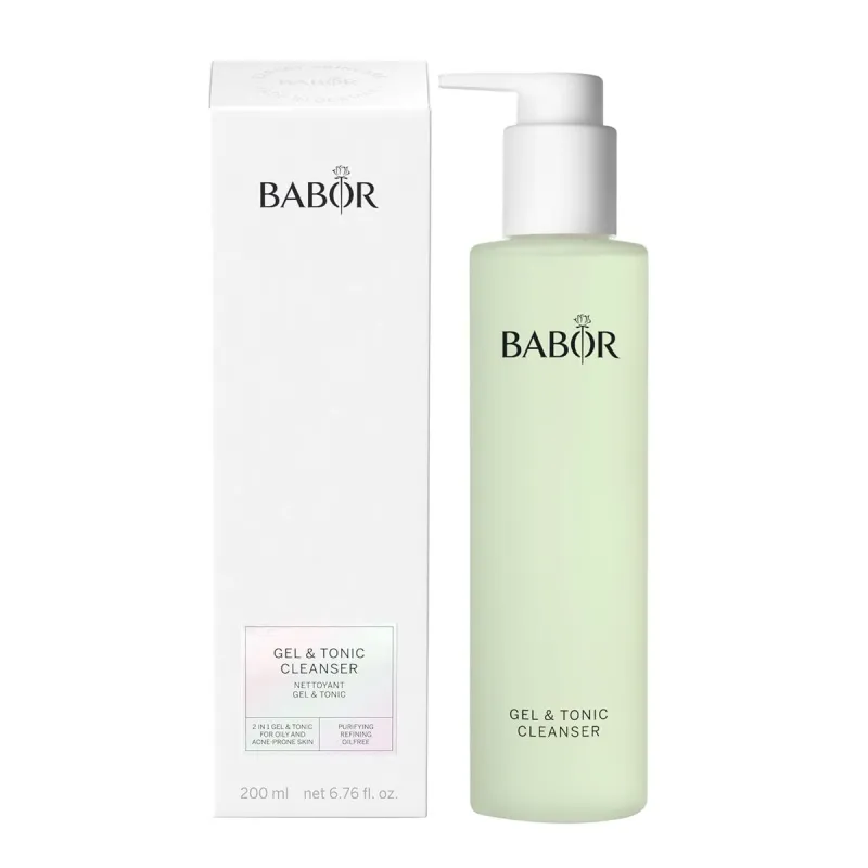Veido valymo gelis Babor Gel & Tonic Cleanser 2U1 200 ml