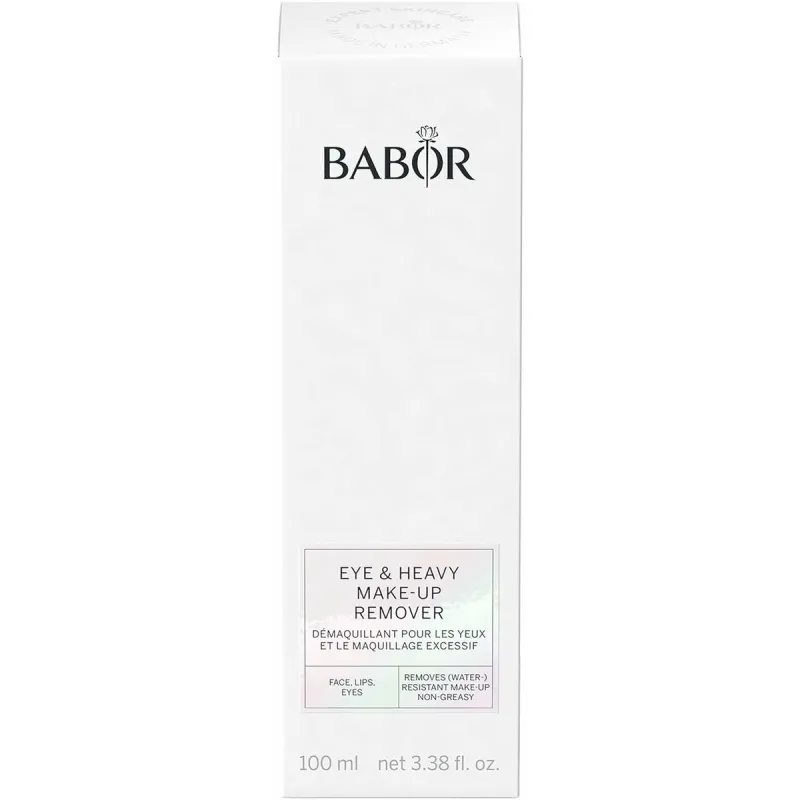 Sejas maskas noņemšanas līdzeklis Babor Eye & Heavy Make Up Remover 100 ml