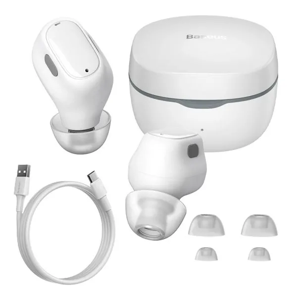 Ausinės Baseus NGTW370002 Balta