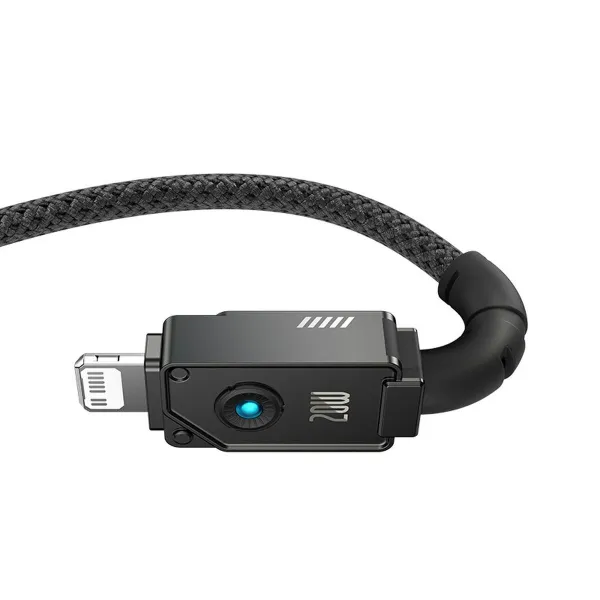 USB-C uz Lightning Kabelis Baseus P10355803111-00 Melns 1 m