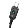 USB A uz USB-C Kabelis Baseus P10355801111-00 Melns 1 m