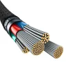 USB A uz USB-C Kabelis Baseus P10355801111-00 Melns 1 m