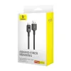USB A uz USB-C Kabelis Baseus P10355801111-00 Melns 1 m