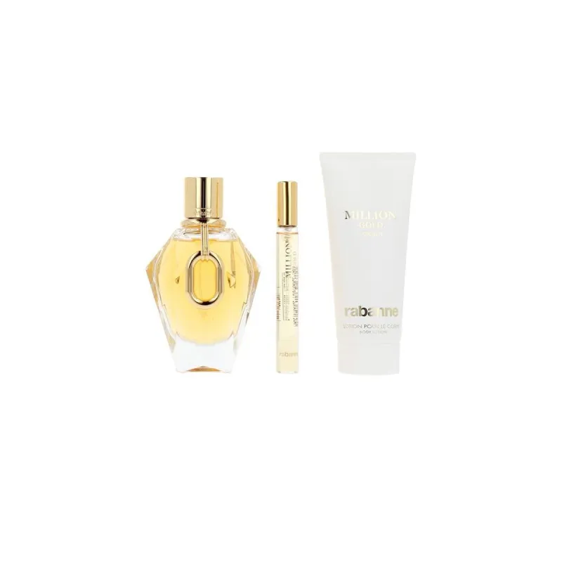Женский парфюмерный набор Paco Rabanne MILLION GOLD 3 Предметы