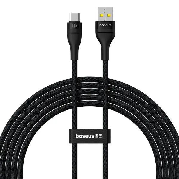 USB A - USB-C Kaabel Baseus P10311804111-01 Must 2 m