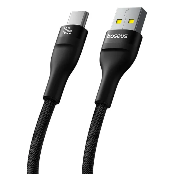 Кабель USB A — USB-C Baseus P10311804111-01 Чёрный 2 m