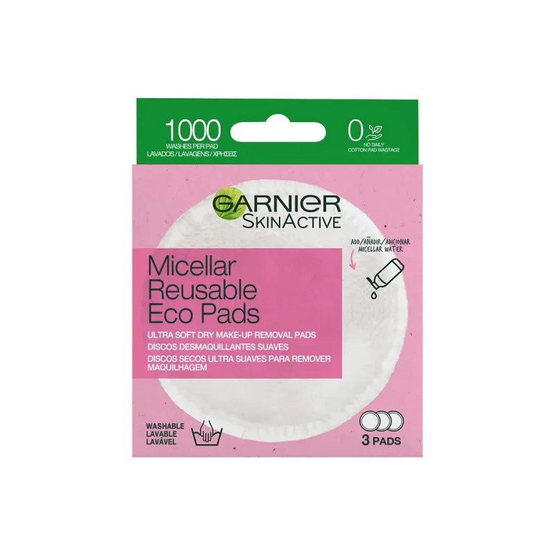 Meikapa noņemšanas spilventiņi Garnier Skinactive Mazgājams