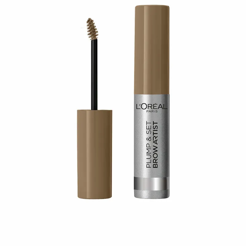 Skropstu tuša L'Oreal Make Up Brow Artist Plump & Set Nº 101 Gaišs (4,9 ml)