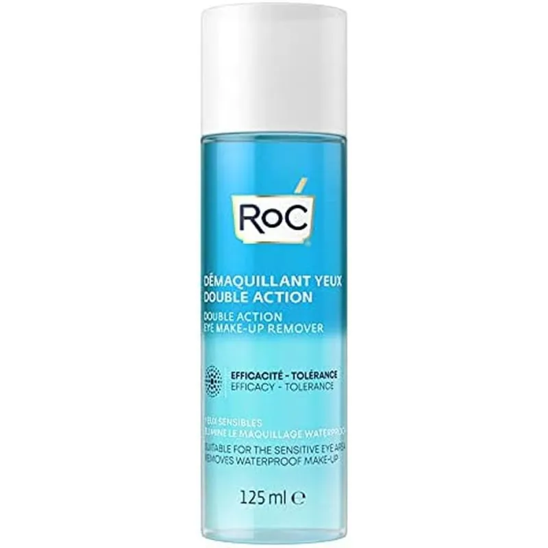 Acu maskas noņemšanas līdzeklis Roc Desmaquillante De Ojos 125 ml Dubultā darbība
