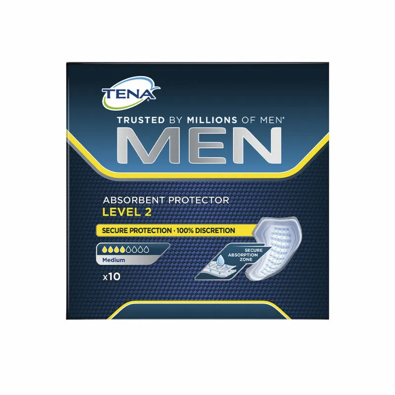 Įprasti įklotai be sparnelių Tena Tena Men Level 10 vnt.