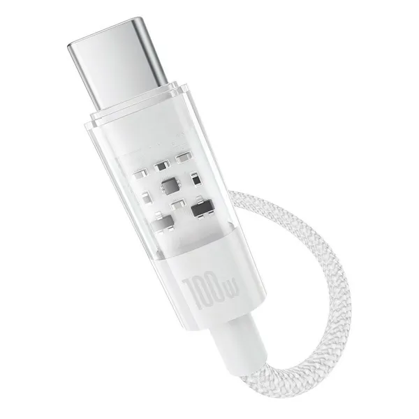USB A - USB-C kabelis Baseus P10373002211-00 Balta 1 m