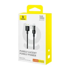 USB A - USB-C Kaabel Baseus P10373002111-00 Must 1 m
