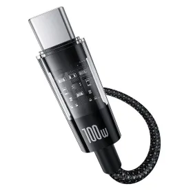 USB A to USB-C Cable Baseus P10373002111-00 Black 1 m