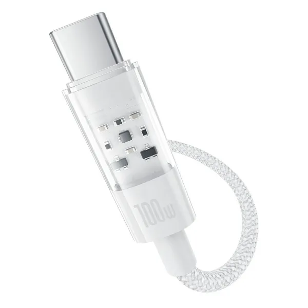 USB-C - USB-C kaapeli Baseus P10373000211-00 Balts 1 m
