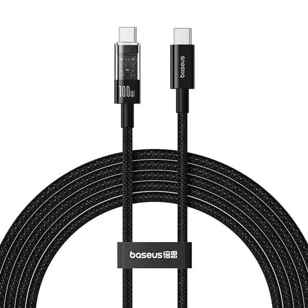 USB-C - USB-C kaapeli Baseus P10373000111-01 Melns 2 m