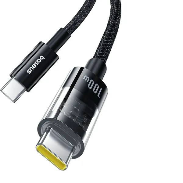 USB-C - USB-C kaapeli Baseus P10373000111-01 Melns 2 m
