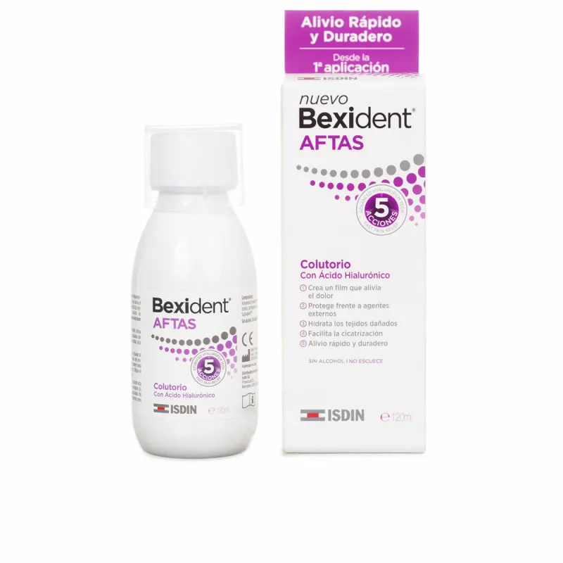 Suuvesi Isdin Bexident Aftas 120 ml Suusuojus Parantava