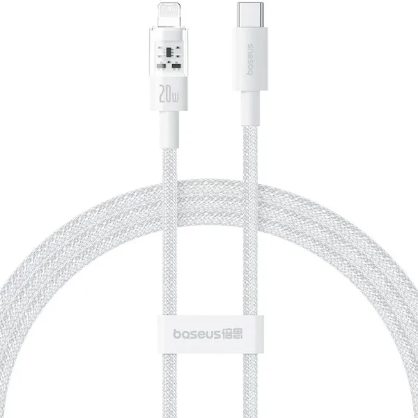 USB-C - Lightning kabelis Baseus P10373001211-00 Balta 1 m