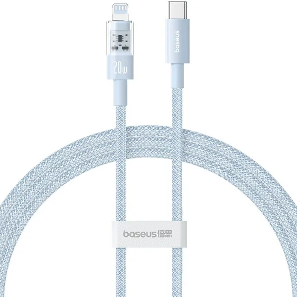 USB-C - Lightning kabelis Baseus P10373001311-00 Mėlyna 1 m