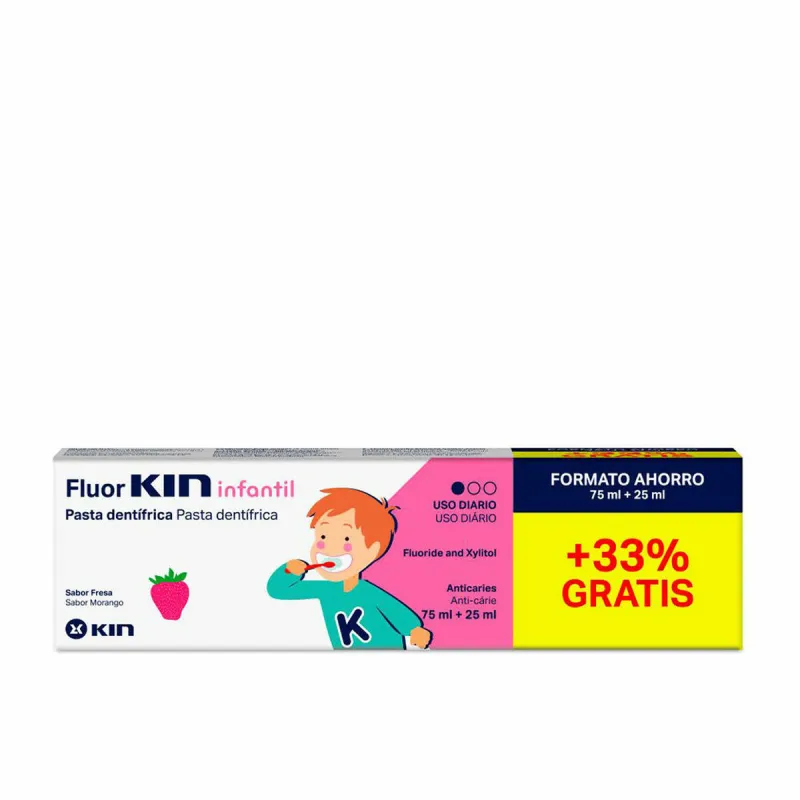 Hammastahna Kin Fluorkin Mansikka 25 ml