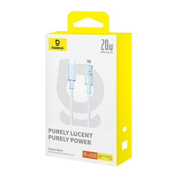 USB-C - Lightning kabelis Baseus P10373001311-01 Mėlyna 2 m