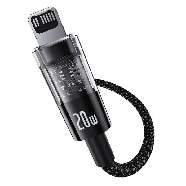 USB-C - Lightning kaapeli Baseus P10373001111-01 Musta 2 m