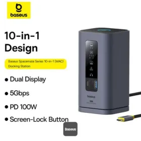 USB šakotuvas Baseus B00568102813-00 Sidabras