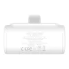 Powerbank Baseus P10068307213-00 Balts 5000 mAh