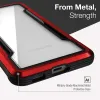 X-Doria Raptic Shield - Aluminum case for Samsung Galaxy S21 (Antimicrobial protection) (Red)