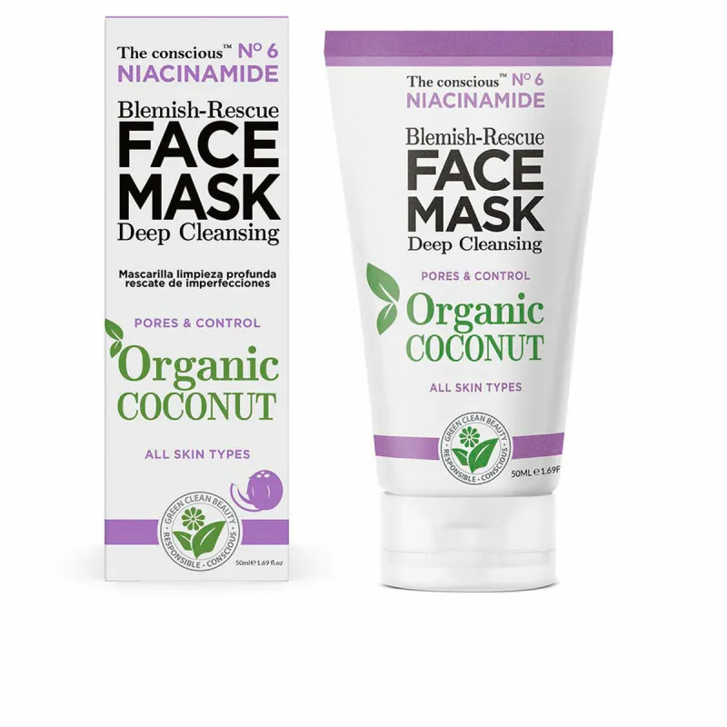 Маска Для Лица Увлажняющее The Conscious Niacinamide 50 ml Кокос