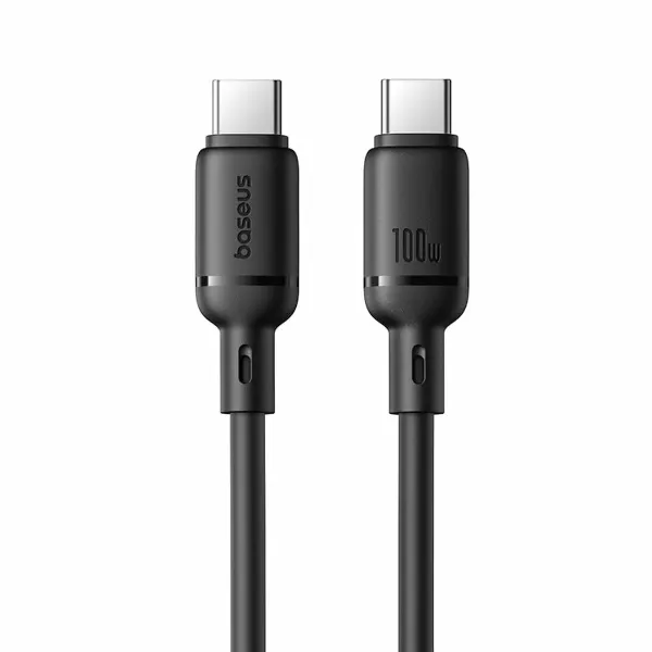 USB-C - USB-C kabelis Baseus Juoda 1 m