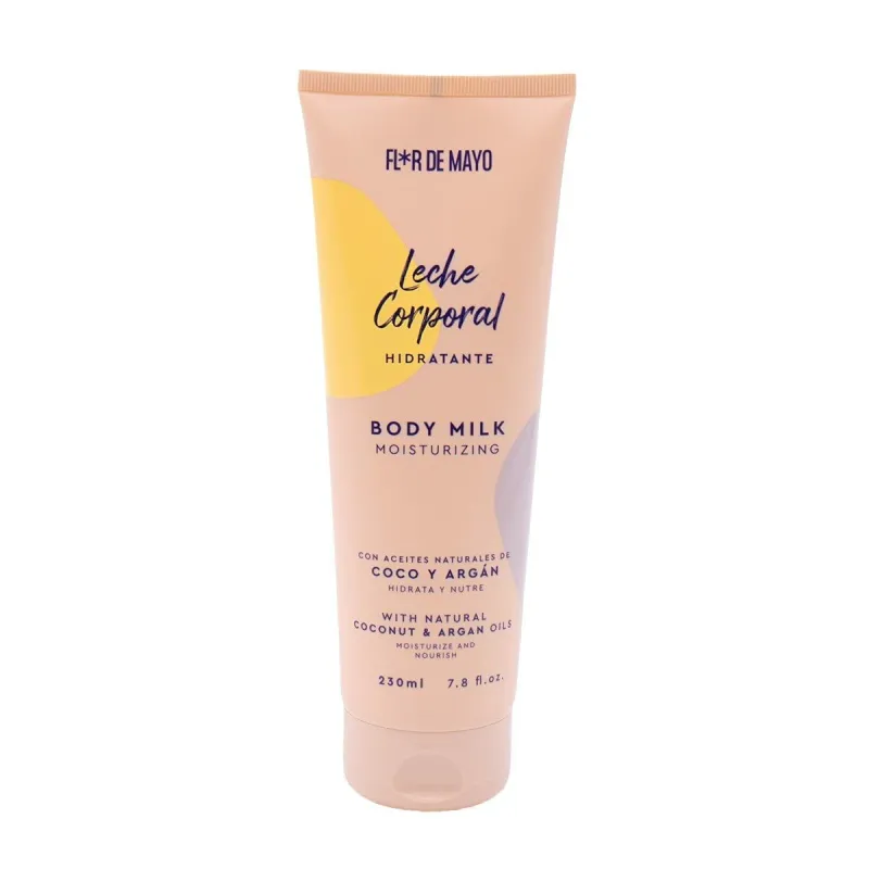 Kūno losjonas Flor de Mayo Leche Corporal 230 ml Maitinamasis Kokosas Argano aliejus