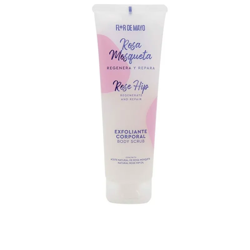 Vartalon kuorinta-aine Flor de Mayo Exfoliante Corporal 230 ml Ruusunterälehti