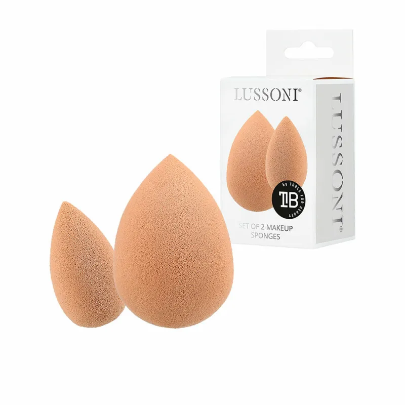 Губка для макияжа Lussoni Esponjas Lote Бежевый 2 Предметы (2 штук)