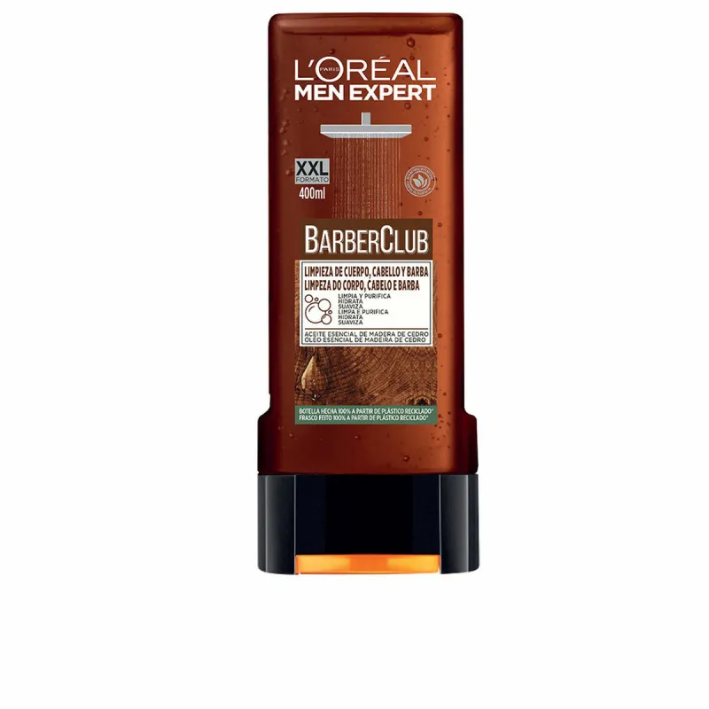 Гель для душа увлажняющий L'Oreal Make Up Men Expert Barber Club 400 ml Очиститель
