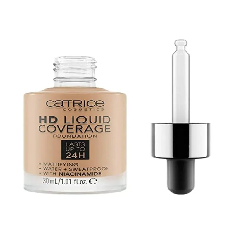 Nestemäinen meikin pohjustusaine Catrice Hd Liquid Coverage Foundation Nº 050-rosy ash 30 ml
