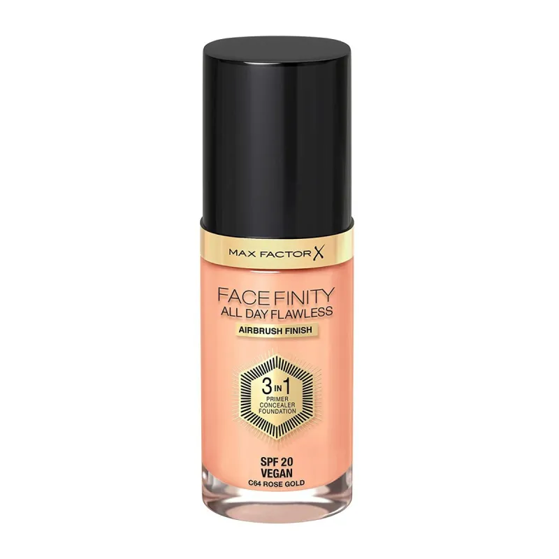 Crème Make-up Base Max Factor Facefinity Nº 64-rose gold Spf 20 30 ml 3-in-1