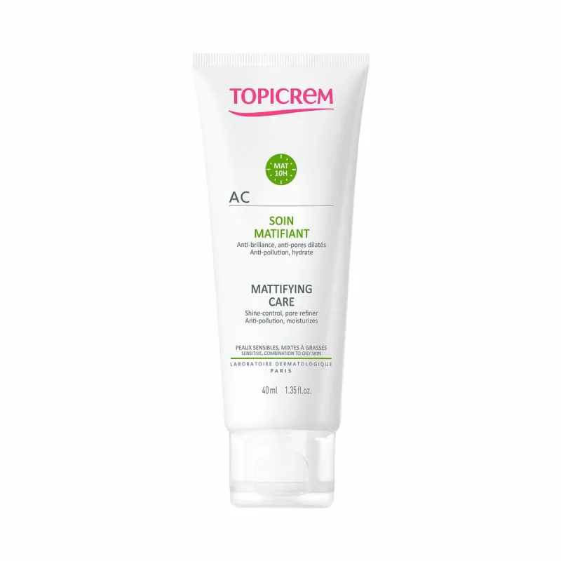 Sejas krēms Topicrem Ac 40 ml Želeja Matējošs finišs