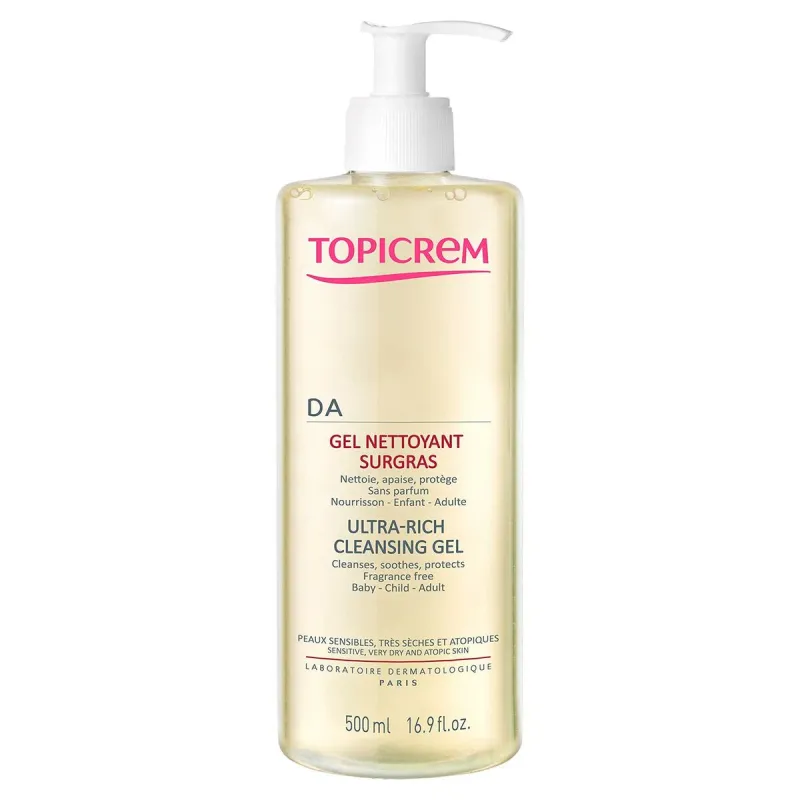 Dušigeel Topicrem Da Kuiv nahk puhastaja 500 ml