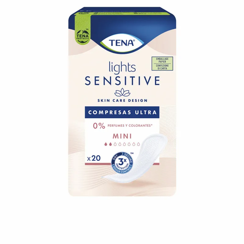 Normaali terveysside Tena Lights Sensitive Mini 20 osaa