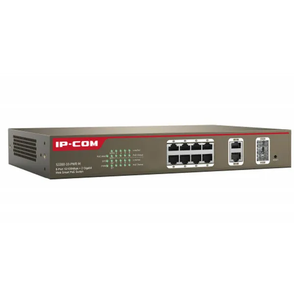 Komutatorius Ip-Com S3300-10-PWR-M