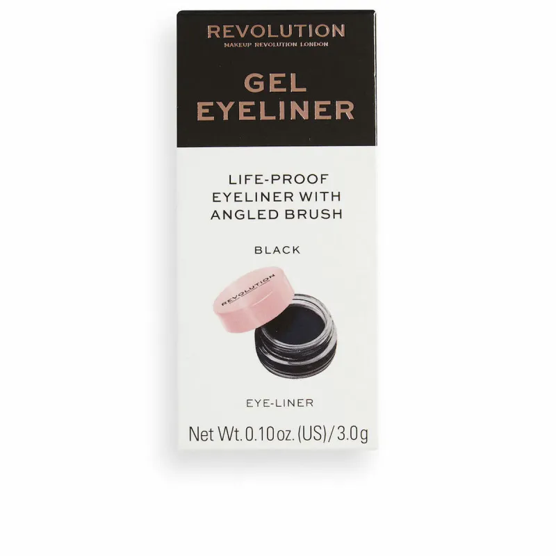 Eyeliner Revolution Make Up Gel Eyeliner Musta 3 g Geeli