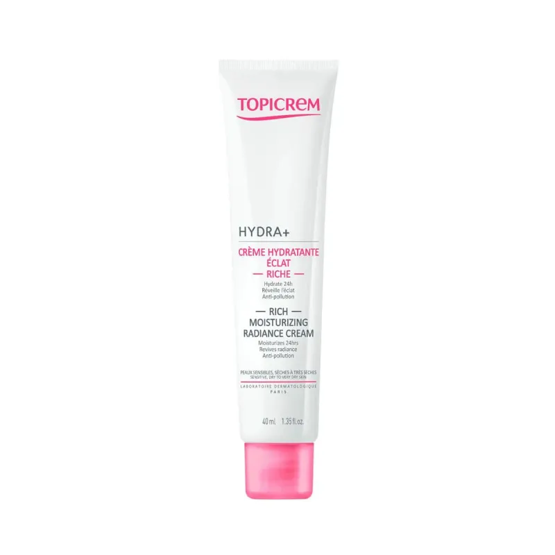 Увлажняющий крем Topicrem Hydra+ 40 ml Средство, подсвечивающее кожу